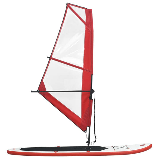 Stand Up Paddle Board SUP Set mit Segel Rot und Weiß - gehpaddeln SUP Finde dein SUP Board - Stand Up Paddle Boards Shop - gehpaddeln.de - Günstige Preise, kostenlose Lieferung & 30 Tage Geld zurück Garantie!