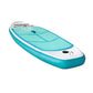 JSYACHT Inflating SUP Paddle Board 9,5 Fuß tragbares Stand-Up Surfbrett Long Board mit Tasche, Pumpe, Flosse, Safty Chain