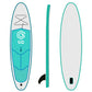 JSYACHT Inflating SUP Paddle Board 9,5 Fuß tragbares Stand-Up Surfbrett Long Board mit Tasche, Pumpe, Flosse, Safty Chain