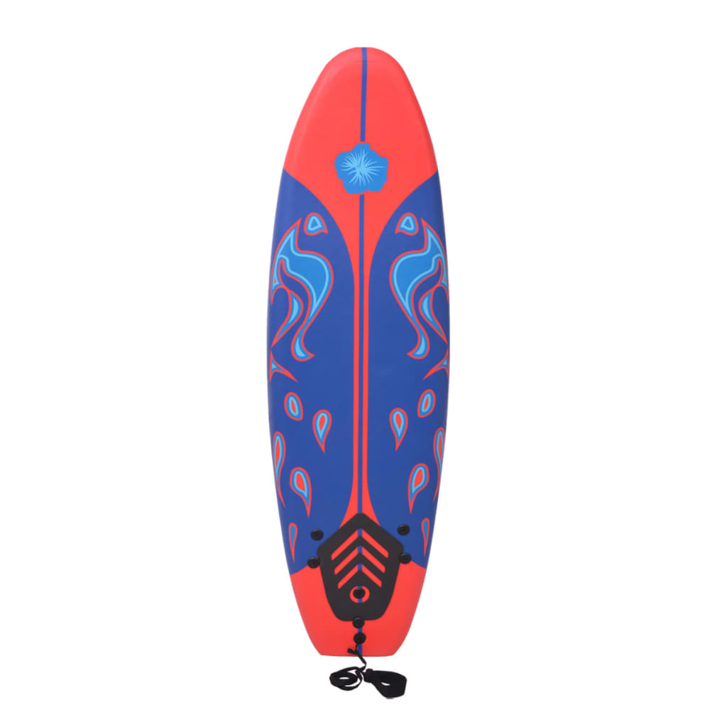 Surfboard Blau und Rot 170 cm - gehpaddeln Surfbretter Finde dein SUP Board - Stand Up Paddle Boards Shop - gehpaddeln.de - Günstige Preise, kostenlose Lieferung & 30 Tage Geld zurück Garantie!