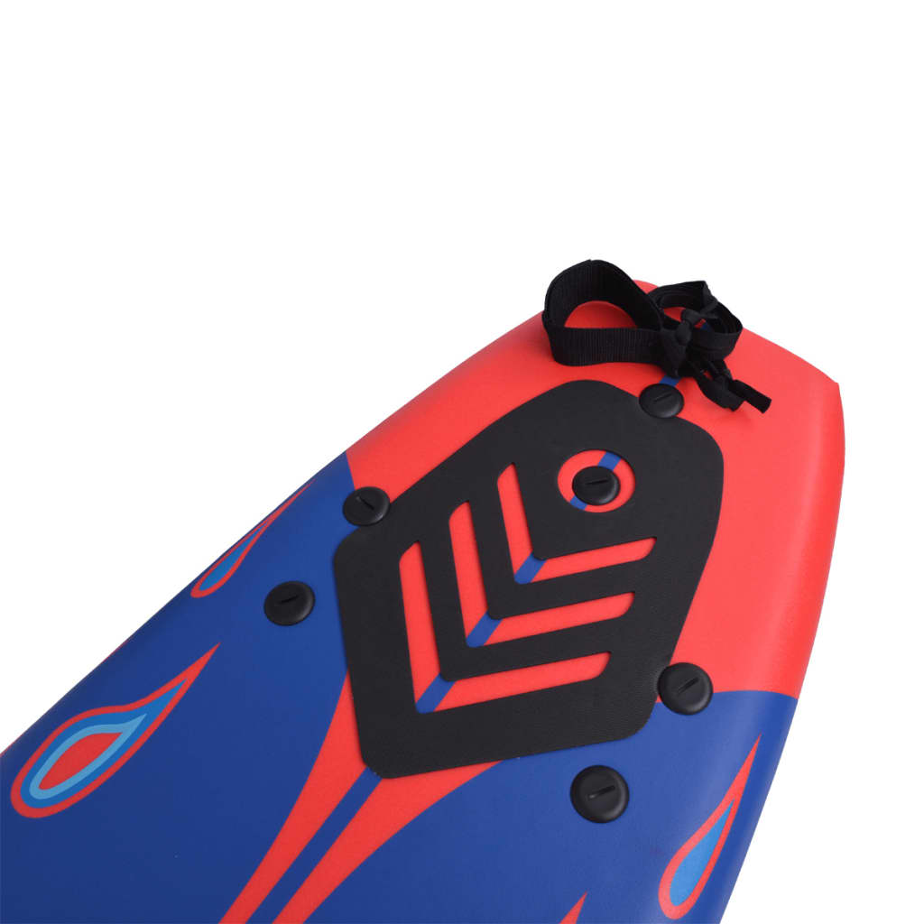 Surfboard Blau und Rot 170 cm - gehpaddeln Surfbretter Finde dein SUP Board - Stand Up Paddle Boards Shop - gehpaddeln.de - Günstige Preise, kostenlose Lieferung & 30 Tage Geld zurück Garantie!