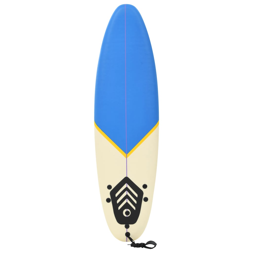 Surfbrett 170 cm Blau und Creme - gehpaddeln Surfbretter Finde dein SUP Board - Stand Up Paddle Boards Shop - gehpaddeln.de - Günstige Preise, kostenlose Lieferung & 30 Tage Geld zurück Garantie!