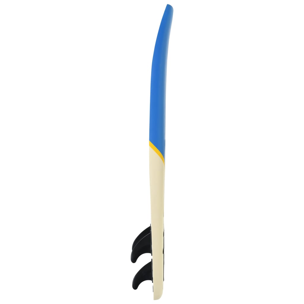 Surfbrett 170 cm Blau und Creme - gehpaddeln Surfbretter Finde dein SUP Board - Stand Up Paddle Boards Shop - gehpaddeln.de - Günstige Preise, kostenlose Lieferung & 30 Tage Geld zurück Garantie!