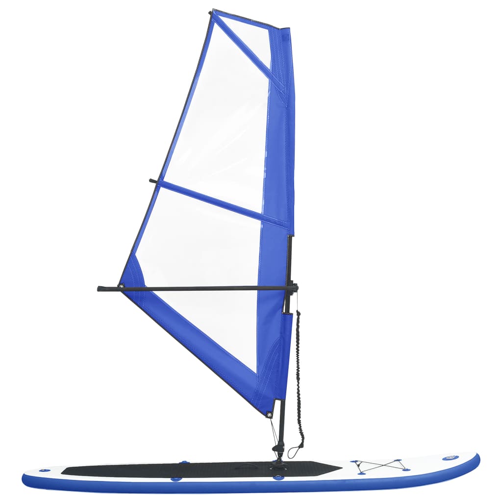 Stand Up Paddle Board SUP Set mit Segel Blau und Weiß - gehpaddeln SUP Finde dein SUP Board - Stand Up Paddle Boards Shop - gehpaddeln.de - Günstige Preise, kostenlose Lieferung & 30 Tage Geld zurück Garantie!