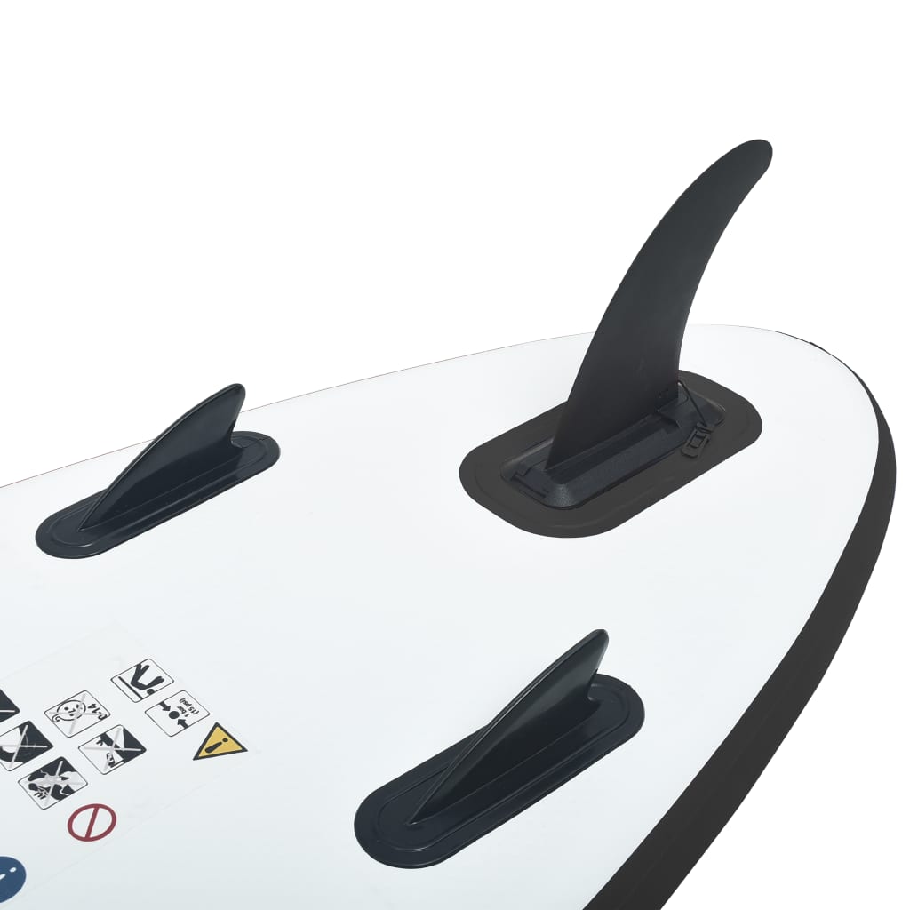Stand Up Paddle Board SUP Set Schwarz und Weiß - gehpaddeln SUP Finde dein SUP Board - Stand Up Paddle Boards Shop - gehpaddeln.de - Günstige Preise, kostenlose Lieferung & 30 Tage Geld zurück Garantie!