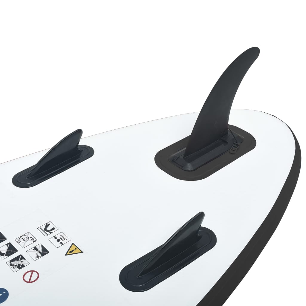 Stand Up Paddle Board SUP Set Schwarz und Weiß - gehpaddeln SUP Finde dein SUP Board - Stand Up Paddle Boards Shop - gehpaddeln.de - Günstige Preise, kostenlose Lieferung & 30 Tage Geld zurück Garantie!