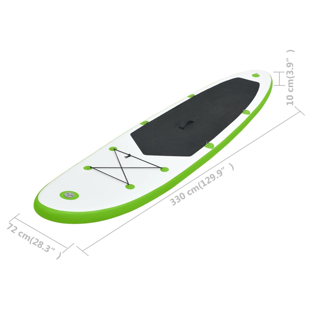 Stand Up Paddle Board SUP Set Grün und Weiß - gehpaddeln SUP Finde dein SUP Board - Stand Up Paddle Boards Shop - gehpaddeln.de - Günstige Preise, kostenlose Lieferung & 30 Tage Geld zurück Garantie!