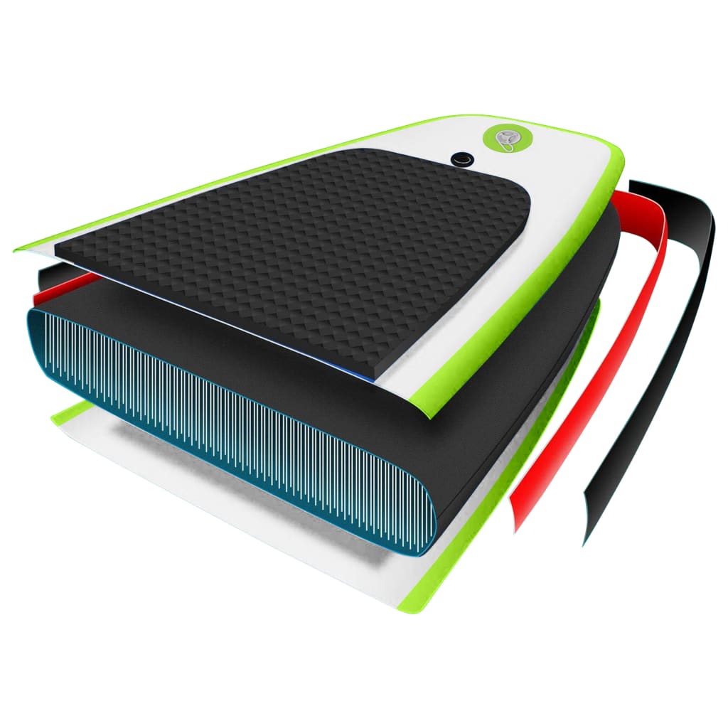 Stand Up Paddle Board SUP Set Grün und Weiß - gehpaddeln SUP Finde dein SUP Board - Stand Up Paddle Boards Shop - gehpaddeln.de - Günstige Preise, kostenlose Lieferung & 30 Tage Geld zurück Garantie!