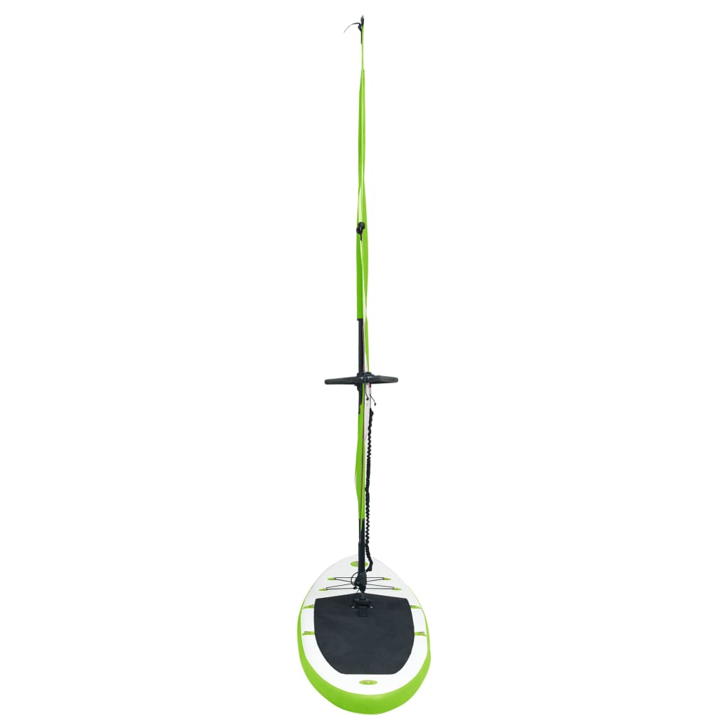 Stand Up Paddle Board SUP Set mit Segel Grün und Weiß - gehpaddeln SUP Finde dein SUP Board - Stand Up Paddle Boards Shop - gehpaddeln.de - Günstige Preise, kostenlose Lieferung & 30 Tage Geld zurück Garantie!