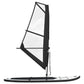 Stand Up Paddle Board SUP Set mit Segel Schwarz Weiß - gehpaddeln SUP Finde dein SUP Board - Stand Up Paddle Boards Shop - gehpaddeln.de - Günstige Preise, kostenlose Lieferung & 30 Tage Geld zurück Garantie!