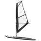 Stand Up Paddle Board SUP Set mit Segel Schwarz Weiß - gehpaddeln SUP Finde dein SUP Board - Stand Up Paddle Boards Shop - gehpaddeln.de - Günstige Preise, kostenlose Lieferung & 30 Tage Geld zurück Garantie!