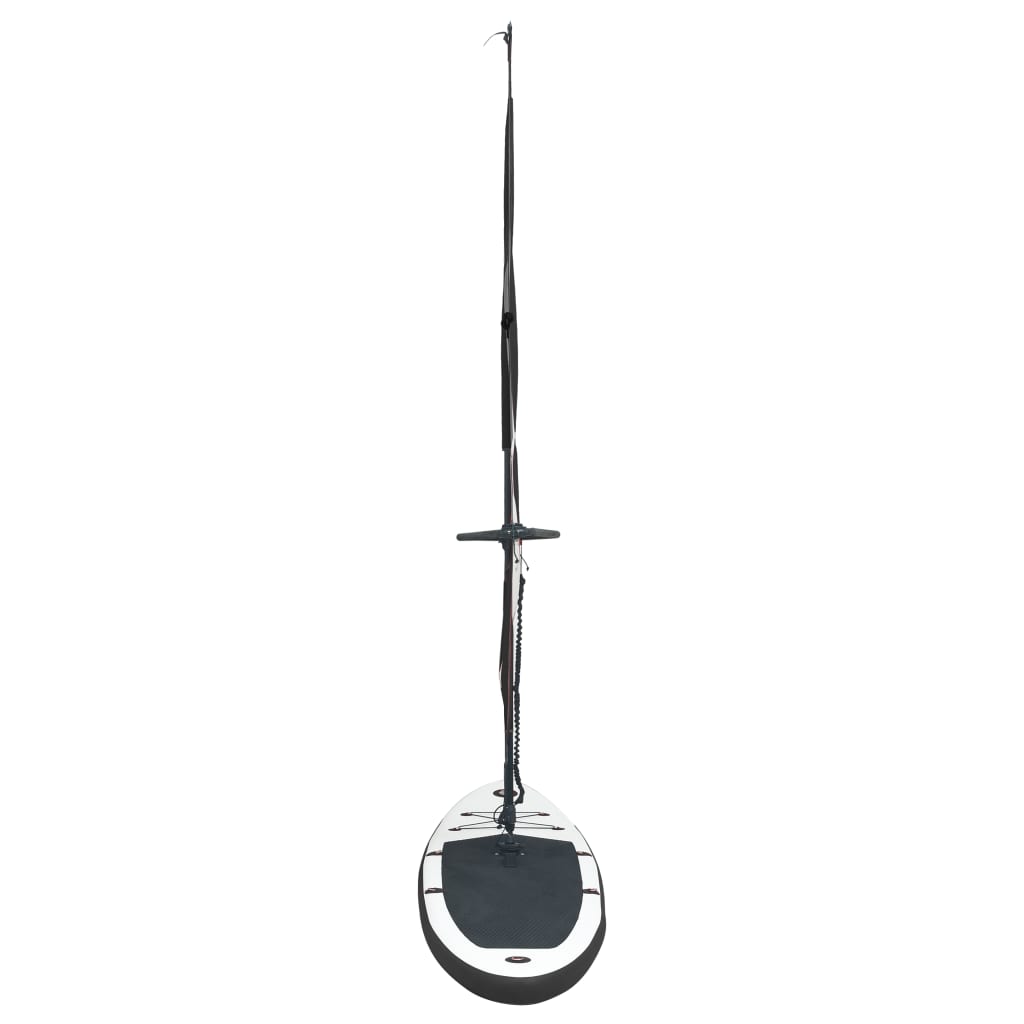 Stand Up Paddle Board SUP Set mit Segel Schwarz Weiß - gehpaddeln SUP Finde dein SUP Board - Stand Up Paddle Boards Shop - gehpaddeln.de - Günstige Preise, kostenlose Lieferung & 30 Tage Geld zurück Garantie!