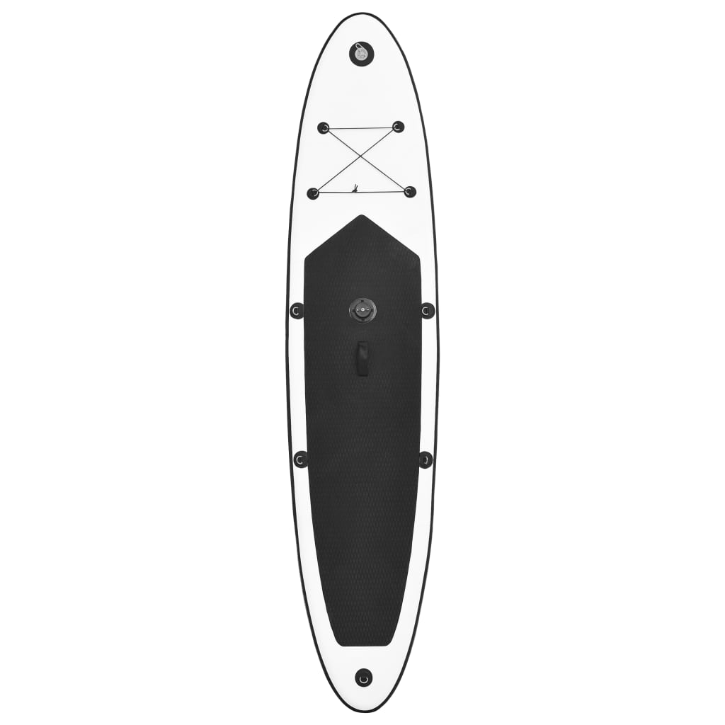 Stand Up Paddle Board SUP Set mit Segel Schwarz Weiß - gehpaddeln SUP Finde dein SUP Board - Stand Up Paddle Boards Shop - gehpaddeln.de - Günstige Preise, kostenlose Lieferung & 30 Tage Geld zurück Garantie!