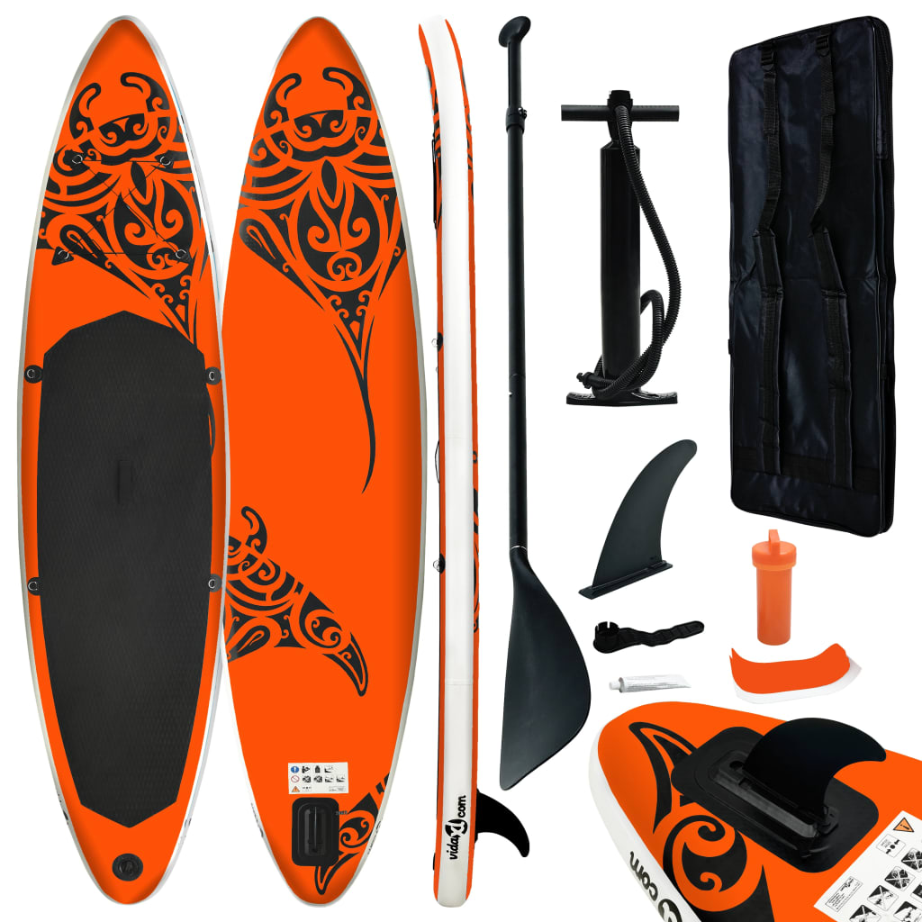 Stand Up Paddle Board SUP Set 305 cm Orange - gehpaddeln SUP Finde dein SUP Board - Stand Up Paddle Boards Shop - gehpaddeln.de - Günstige Preise, kostenlose Lieferung & 30 Tage Geld zurück Garantie!