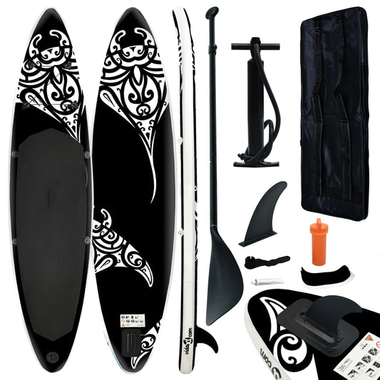 Stand Up Paddle Board SUP Set 305 cm Schwarz - gehpaddeln SUP Finde dein SUP Board - Stand Up Paddle Boards Shop - gehpaddeln.de - Günstige Preise, kostenlose Lieferung & 30 Tage Geld zurück Garantie!