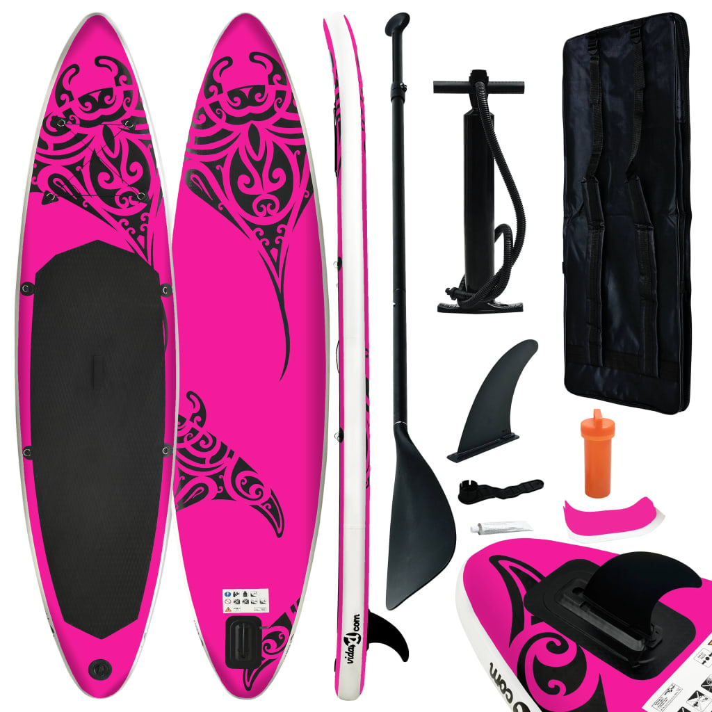 Stand Up Paddle Board SUP Set 305 cm Rosa - gehpaddeln SUP Finde dein SUP Board - Stand Up Paddle Boards Shop - gehpaddeln.de - Günstige Preise, kostenlose Lieferung & 30 Tage Geld zurück Garantie!
