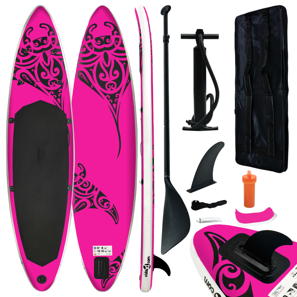 Stand Up Paddle Board SUP Set 320 cm Rosa - gehpaddeln SUP Finde dein SUP Board - Stand Up Paddle Boards Shop - gehpaddeln.de - Günstige Preise, kostenlose Lieferung & 30 Tage Geld zurück Garantie!