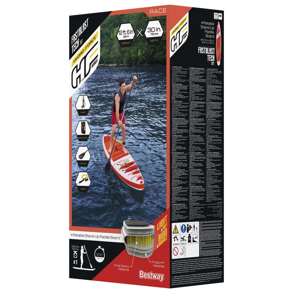 Hydro-Force Fastblast SUP Set 381 cm - gehpaddeln SUP Finde dein SUP Board - Stand Up Paddle Boards Shop - gehpaddeln.de - Günstige Preise, kostenlose Lieferung & 30 Tage Geld zurück Garantie!
